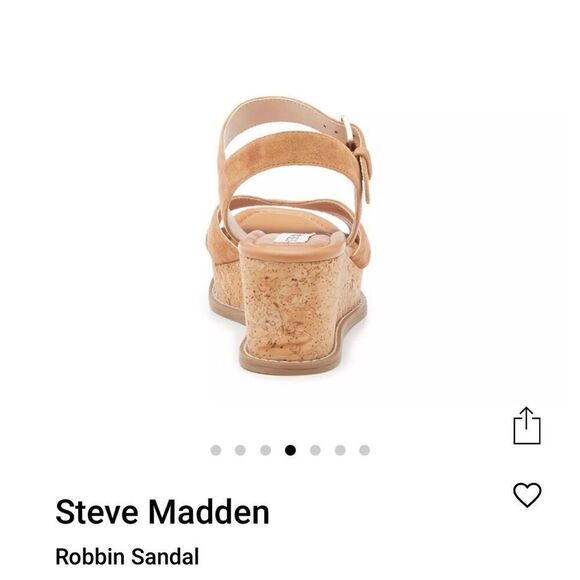 STEVE MADDEN Robbin Wedge Sandals - Picture 6 of 11